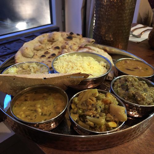 Thali C at Hindusthali in Montreal
