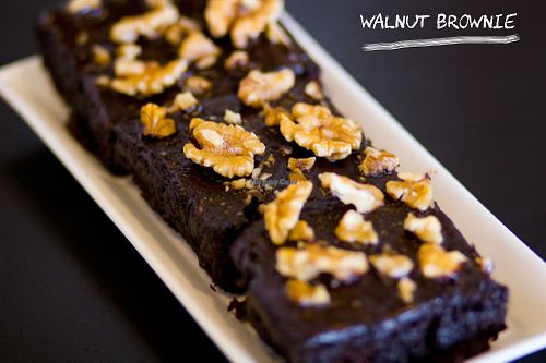 Chocolate Walnut Brownies! at The VOV in Negombo