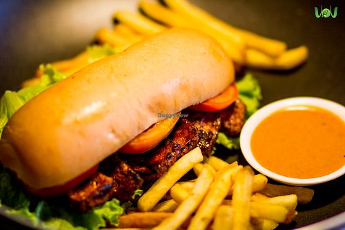 Yet more burgers! at The VOV in Negombo