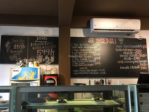 Menu as of 28 Jan 2018. at The VOV in Negombo