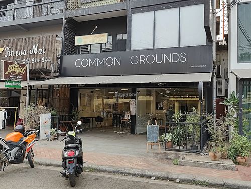Street View at Common Grounds Cafe in Vientiane