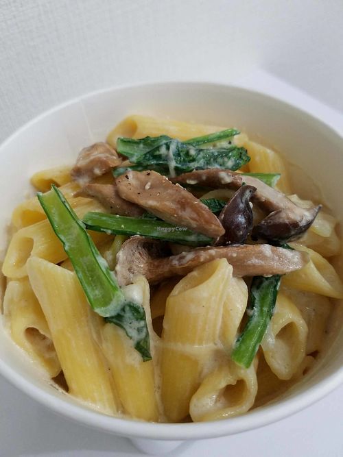 Mushroom and Greens Penne at Gen 玄 in Kyoto