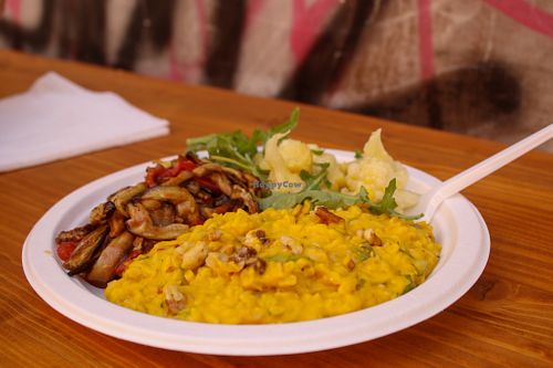 daily menu at Officina Vegana in Naples