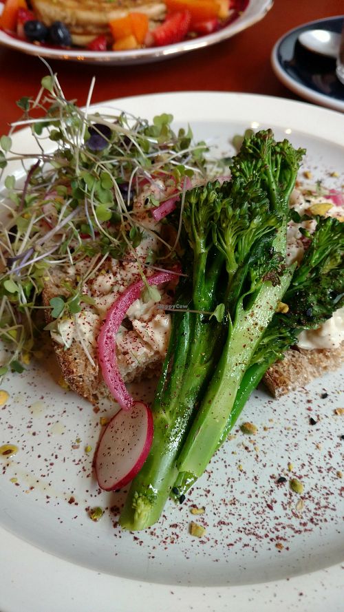 Savory yummiest toast at Barbiet in Ghent