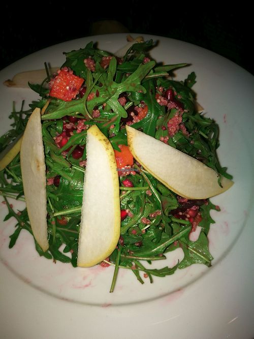 Salad with pomegranate and quinoa
 at Energiea in Bucharest