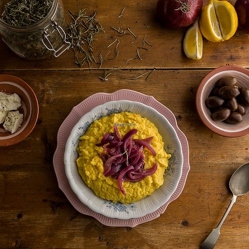 Zesty Yellow Lentil from the volcanic soils of Santorini.
Rich in minerals and fibre.  at The Old Baths Cafe - Gaia Pulses in East London
