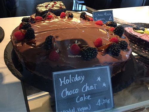 Chocolate cake  at Wagners Juicery & Health Food in Munich