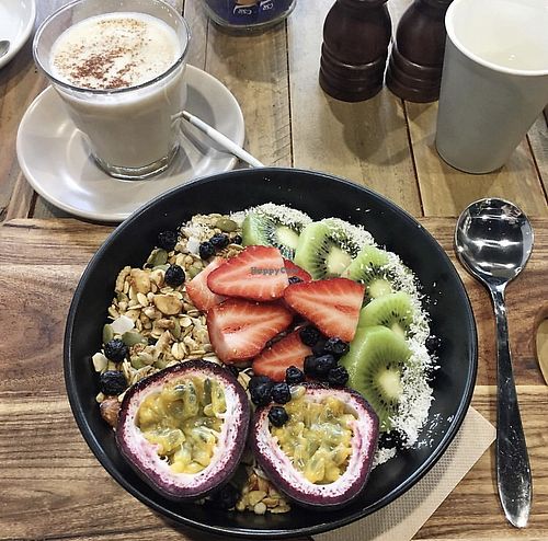 acai bowl at The Natural Choice Cafe in Penrith