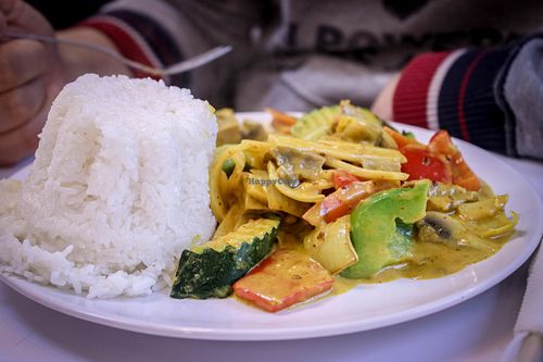 thai curry at Zau & Bun Cha Asian in Prague