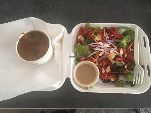 Soup & Salad at Three Forks Bakery & Brewing Company in Nevada City