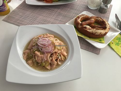 Vurstsalat  at Cafe Chez Rani in Augsburg