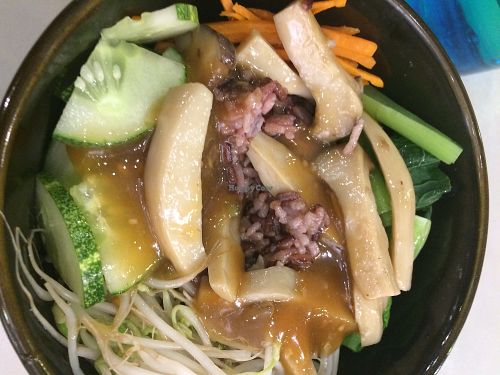 Vegan bimbimbap 35k - so good :)  at Goom in Hoi An