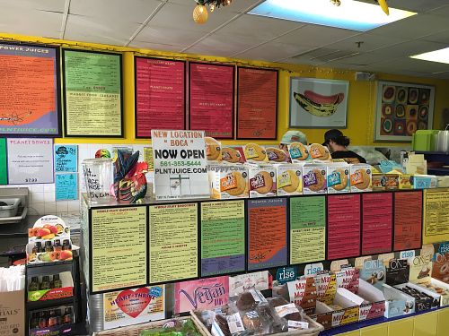 Interior  at Planet Juice in Delray Beach