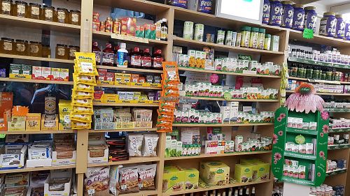 Sweets, supplements snd crisps at Bury Health Foods in Bury