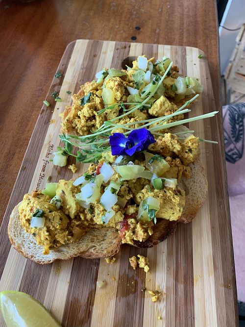   at a'a Roots Health Cafe in Lahaina