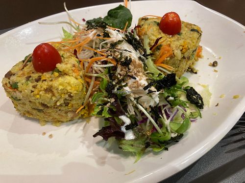 Rainbow Millet Rice at New Green Pasture Cafe 新绿园 in Central Singapore