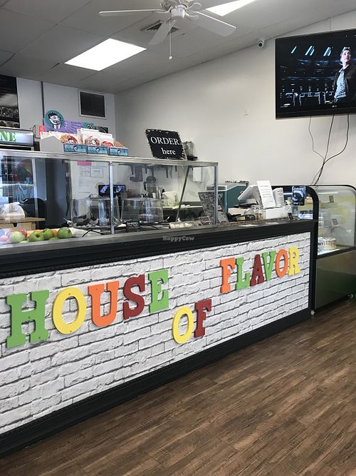 Order under the tv at House of Flavor in Bayonne