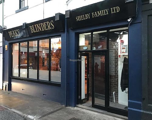 The front of Peaky Blinders at Peaky Blinders Bar  in Paignton