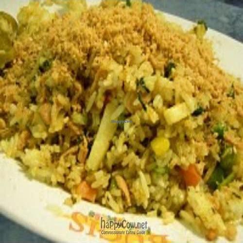 Veg*n Pineapple Rice at Piao Xiang Vegetarian Restaurant - Fortune Centre in Central Singapore