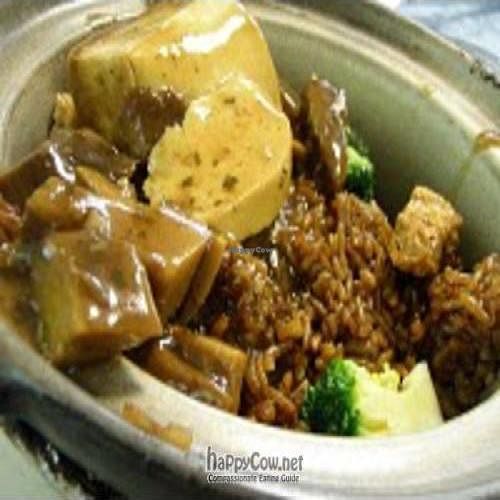 Claypot Rice at Piao Xiang Vegetarian Restaurant - Fortune Centre in Central Singapore