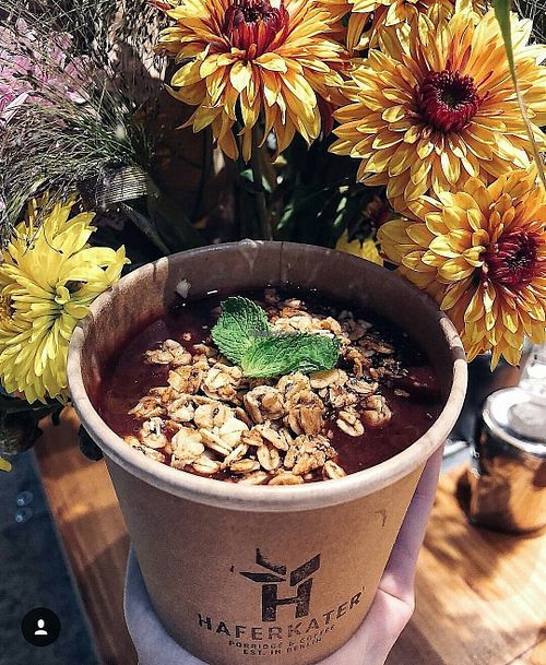 Pflaumenkater (Saisonales Special mit Pflaumenmus) at Haferkater - Hbf Köln - Kiosk in Cologne