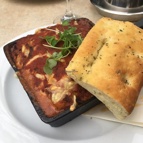 Vegan lasagna at Virgin Oil Co in Helsinki