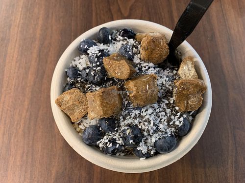 The 14’er plus almond butter and sub agave for honey…so damn good!  at Superfruit Republic in Denver