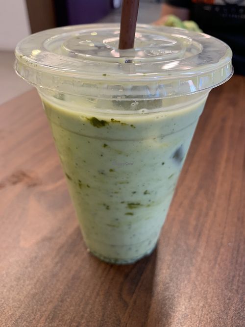 Matcha latte…good but doesn’t come sweetened. at Superfruit Republic in Denver