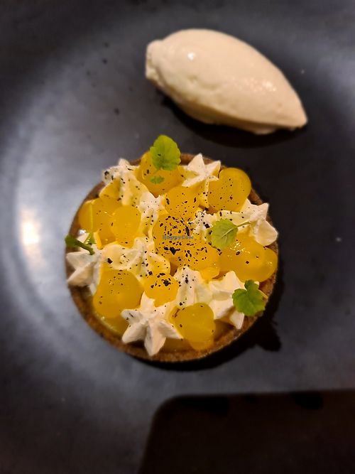 Lemon tarr at Green Man's Arms in Carlton