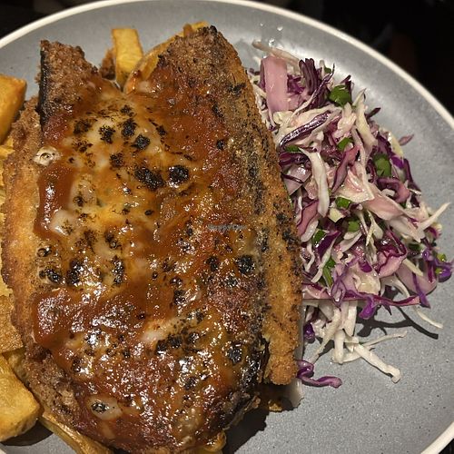 Eggplant parmigiana   at Green Man's Arms in Carlton