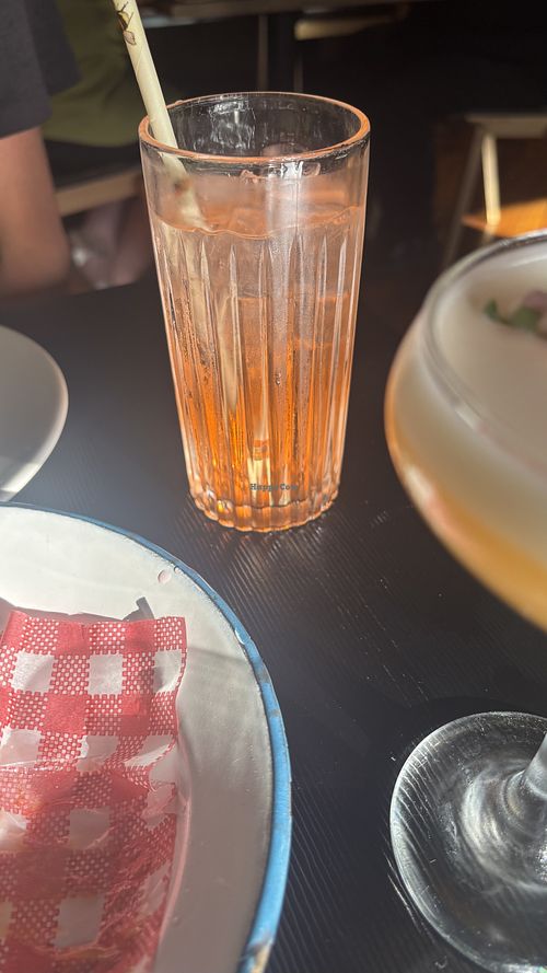 Raspberry lemonade   at Green Man's Arms in Carlton
