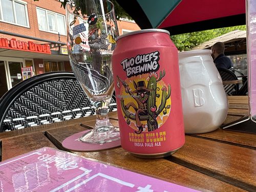 A beer  at Vegan Junk Food Bar - De Pijp in Amsterdam