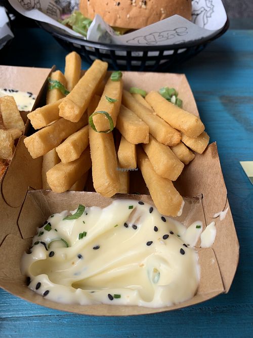 Chickpea fries  at Vegan Junk Food Bar - De Pijp in Amsterdam