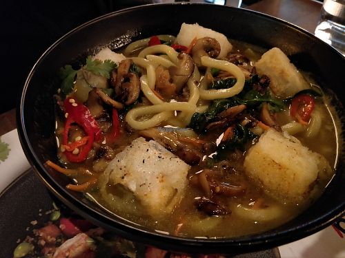 Kare burosu ramen at Wagamama in Rotterdam