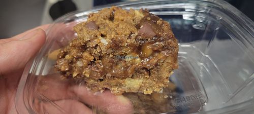 Deep dish S'mores cookie-Bourbon Pecan Pie bars on GF Toffee crust at The Pizza Patio in Flagstaff