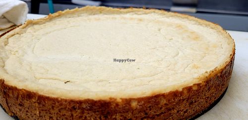 Vegan Key Lime cheesecake! at The Pizza Patio in Flagstaff