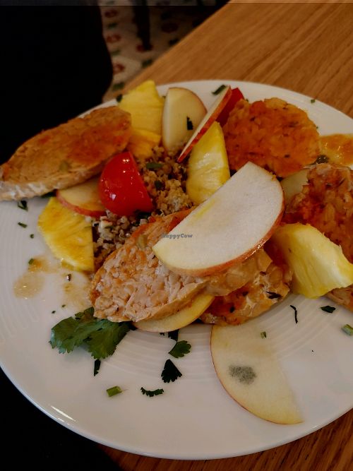 Main course at Pure Restaurant in Cannes