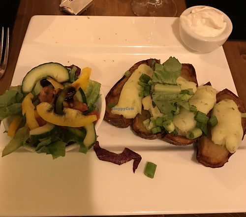 Vegan potato skins.  at The Porterhouse in Killarney