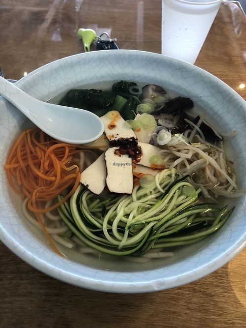 Vegetable noodle soup - yum! at Hello Dumpling in Dallas