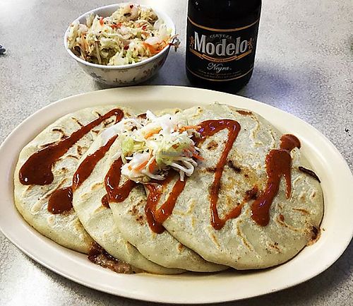 pupusas at Taqueria La Bamba in Richmond