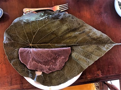 Sri Lankan desert at Hotel Eva Lanka in Tangalle