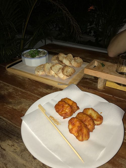 Tofu nuggets at Moringa in Siem Reap