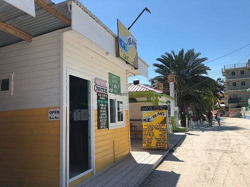 Ice and Beans at Ice and Beans Cafe in Caye Caulker