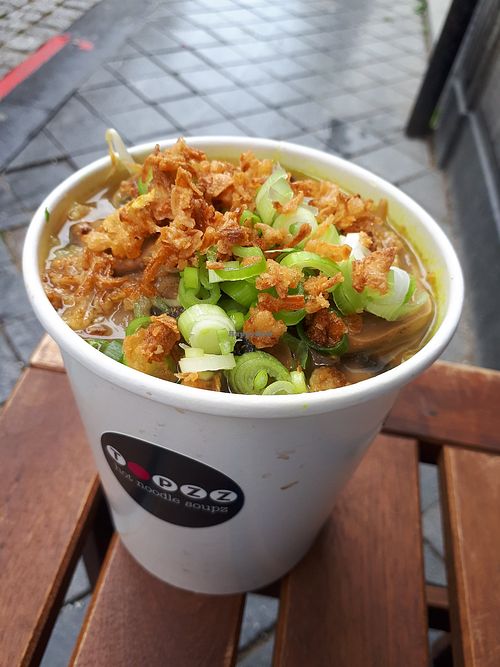 The large cup is soooo big at Topzz in Maastricht