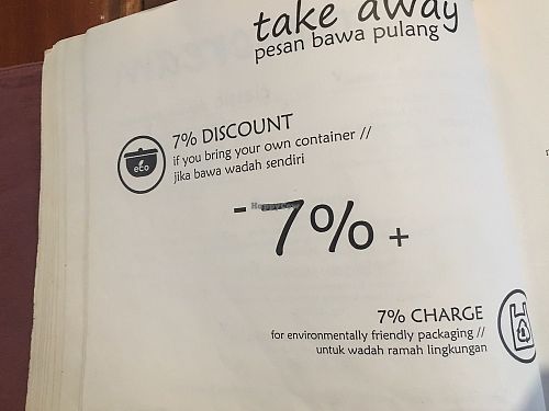 Menu at Milas in Yogyakarta