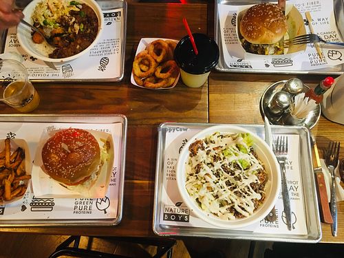 Vegan feast!  at Nature Boys in Tel Aviv