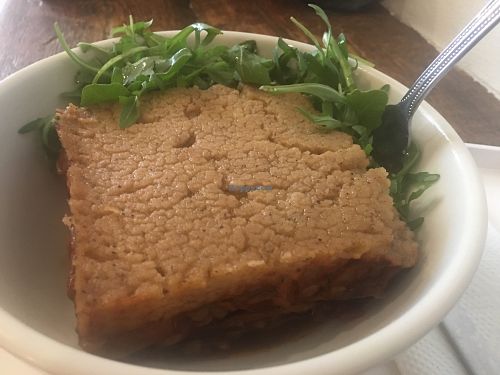 Vegan Moussaka  at Fresco Gelateria in New York City