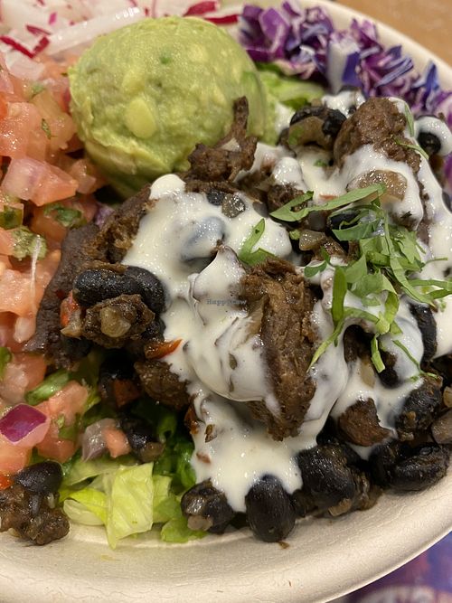 Mushroom Salad 🥗  #Veganuary at Beatnic - Rockefeller Plaza in New York City