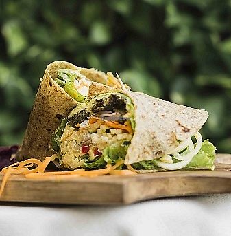 Popeye Veggie Wrap at Burgreens - Plaza Indonesia in 