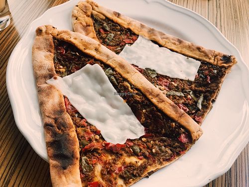 Vegan Pide at VegaNarsist - Nişantaşı in Istanbul